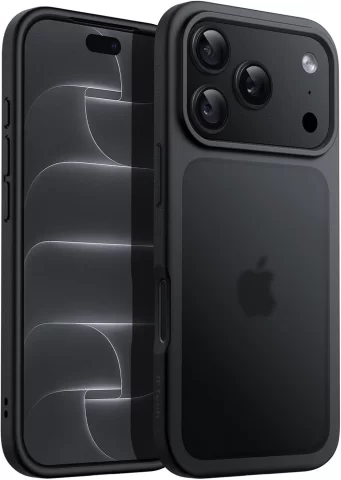 JETech Funda Mate para iPhone 18 Pro MAX, Negro