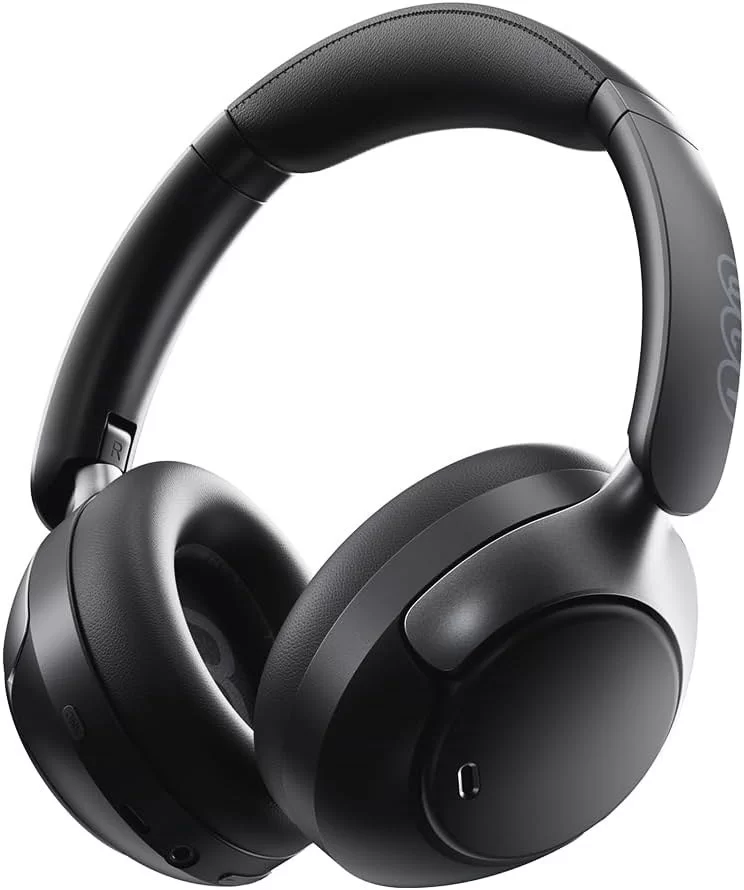 QCY H3 Pro Audífonos Inalámbricos Bluetooth 5.4, Híbridos Cancelación Ruido Activa hasta 99.6%, LDCA Hi-Res Audio, Diadema Plegables Auriculares Over-Ear con Microfono, Carga Rápida de 10 Minutos