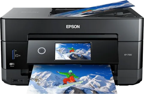 Epson XP-7100 Expression Premium Wireless Color Photo Printer, Black